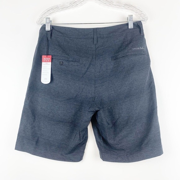 Travis Mathew Shorts Mens 30 Tepic Gray Prestige 777 Performance Golf Tech New - Picture 5 of 13